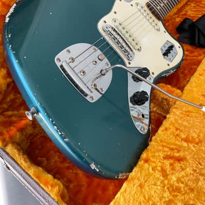 MJT Jaguar 2020 - Ocean Turquoise 60's Clone - John Frusciante Vibes Leslee onboard Seymour Duncan Fender parts Musikraft Neck image 2