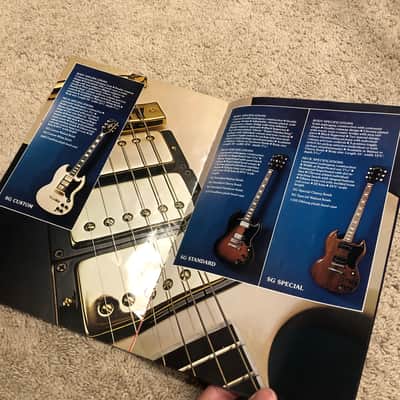 Gibson 1975 Solid Body Series Catalog Flyer (SG Custom, SG Standard, SG Special, Marauder, L6-S, L-5S, Carlos Santana) image 2