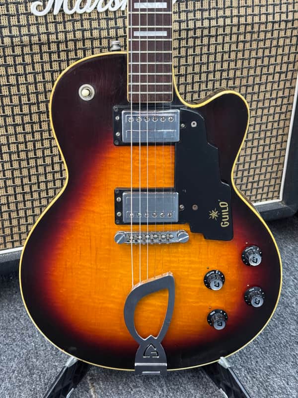 Guild M 75 Blues Bird 1972 - Brown image 1