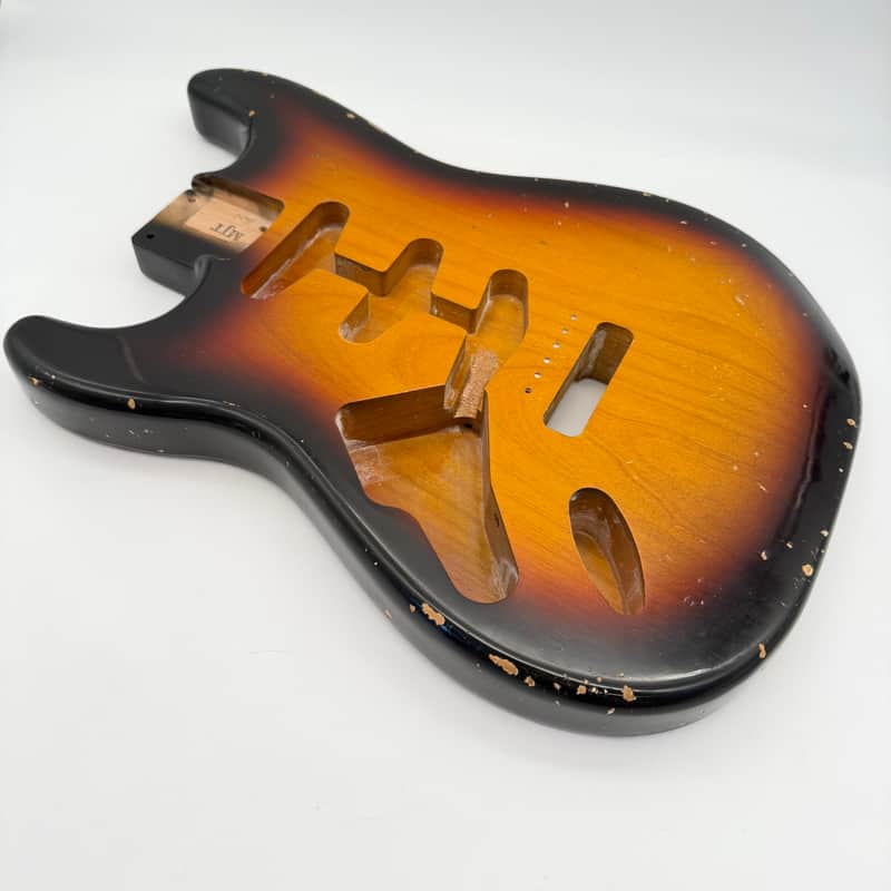 MJT Stratocaster Relic Body Alder Nitro Lefty Light mjt6629 image 1