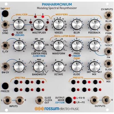Rossum Electro Music Panharmonium Spectral Resynthesizer Eurorack Module image 2