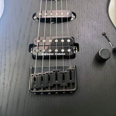 Charvel Pro-Mod DK24 HSS HT Black Ash / Open-Pore Black 2021 Mexico w/ Seymour Duncan Pickups – Low-Tuning Setup image 6