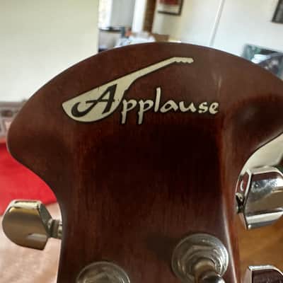 Ovation Applause AE-148 Acoustic-Electric Guitar – Redburst Finish – Excellent Condition image 4