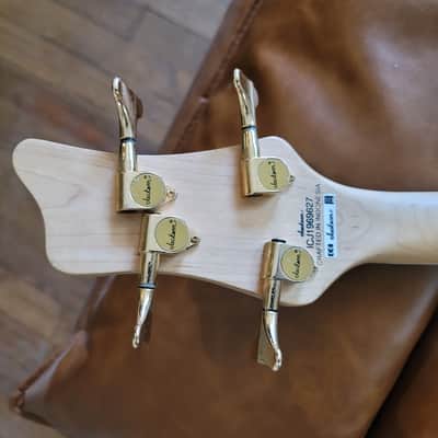 Jackson JS Series Spectra Bass JS3 Snow White 4-String Active Bass - Gold Hardware image 6