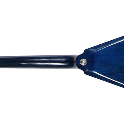 New! 2015 Dean Dave Mustaine VMNT Limited Edition Flying V Guitar - Trans Blue Flame Top! image 5