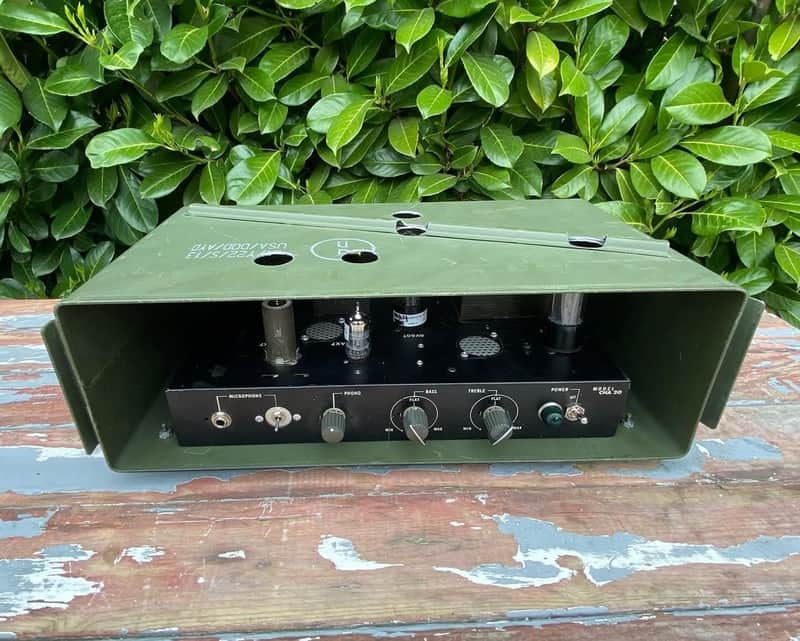 Bogen CHA20 Challenger tube guitar amplifier conversion CHA-20 amp ammo can image 1