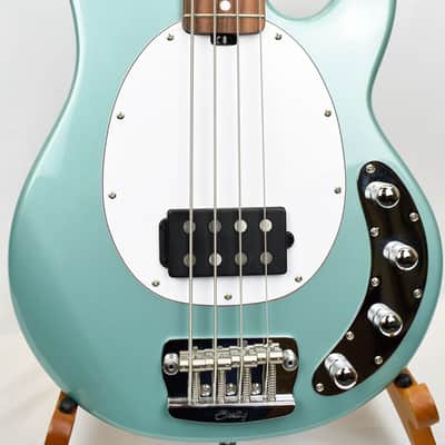 Sterling by Music Man StingRay RAY34 Dorado Green Active 3 Band EQ Alnico Humbucker image 5