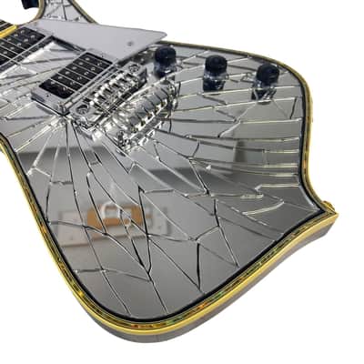 2017 Ibanez PS1CM Paul Stanley Signature Cracked Mirror Iceman image 7