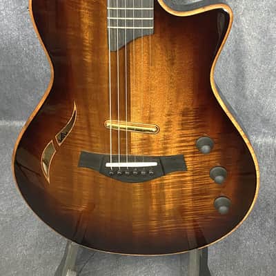 Taylor 2023 T5z Custom Koa Shaded Edgeburst Acoustic-Electric image 4