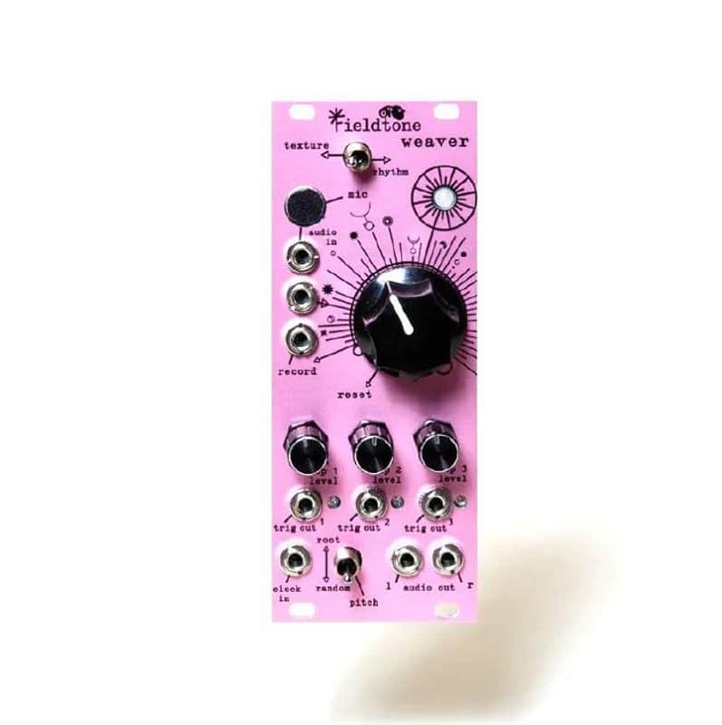 Fieldtone Weaver One Knob Instant Sampler Module (dusty pink) image 1