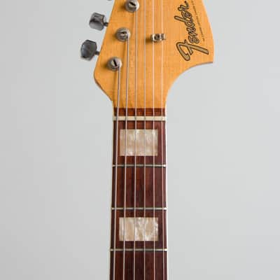 Fender Jaguar Solid Body Electric Guitar (1966), ser. #171100, black tolex hard shell case. image 5