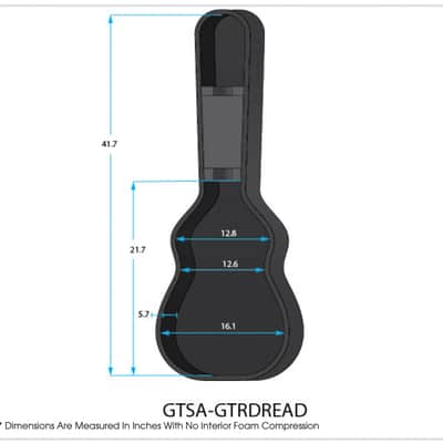 Gator GTSA-GTRDREAD Dreadnought Hardshell Case image 3