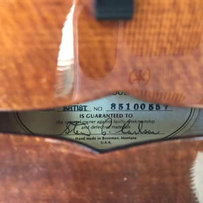 The Flatiron A5 Artist Mandolin Carlson Signed  1985 image 12
