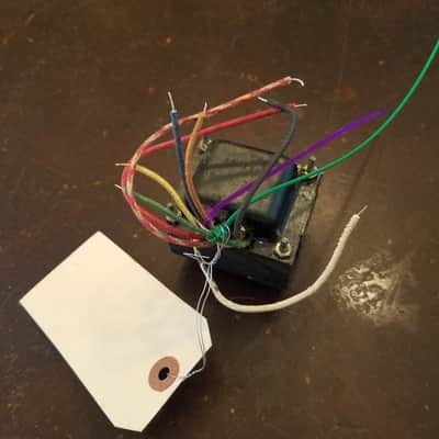 Woodward Schumacher 80-73-0  Vintage Power Transformer Tested 120 / 6.3 V Tube Amp Project 1963 image 4