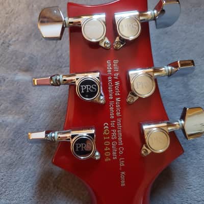 PRS 245SE | Flame Maple Sunburst top / Red body | All Gloss finish | Serial No. Q10404 | MIK image 16