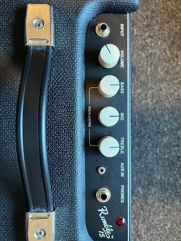 Fender Rumble 15 V3 15-Watt 1x8" Bass Combo 2015 - Present - Black image 1