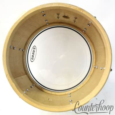 MIJ 13x9"Tom Drum WMP Japan 3Ply+Rings Clip Mount Vintage 60s White Marine Pearl image 10