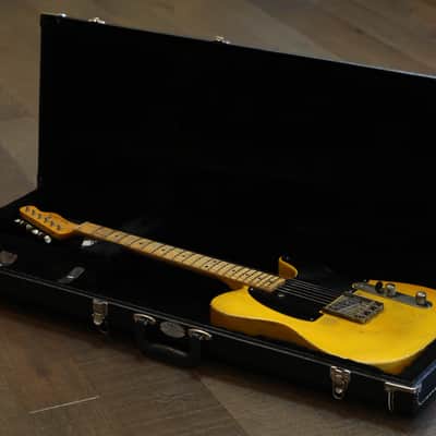 Kelton Swade 1952 Blackguard Tele Style Electric  Guitar Butterscotch Blonde Heavy Relic + Hard Case image 20