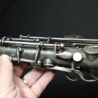 An Antique 1920's Wm. Frank & Co. C Melody Saxophone a Good Sax for Jazz   as-is   # 9 S image 15