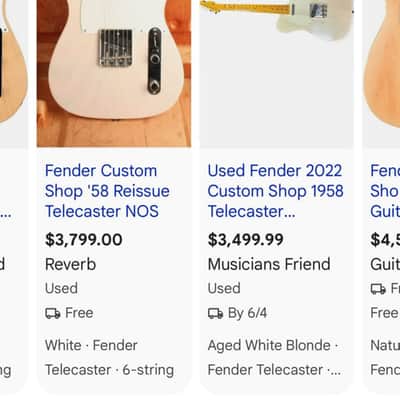Fender Telecaster ‘58 Reissue NOS image 4