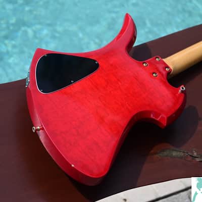 1990’s Fernandes Burny MG-85 - “Hide X” Model - Made In Japan - B.C. Rich Mockingbird Copy image 3