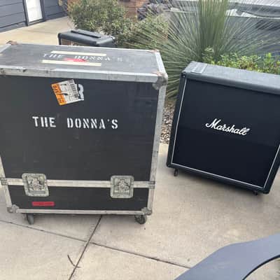 Marshall 1960A 4x12 Cabinet w/ Celestion Vintage 30s + Road Case used on tour by Allison Robertson (The Donna's) image 1