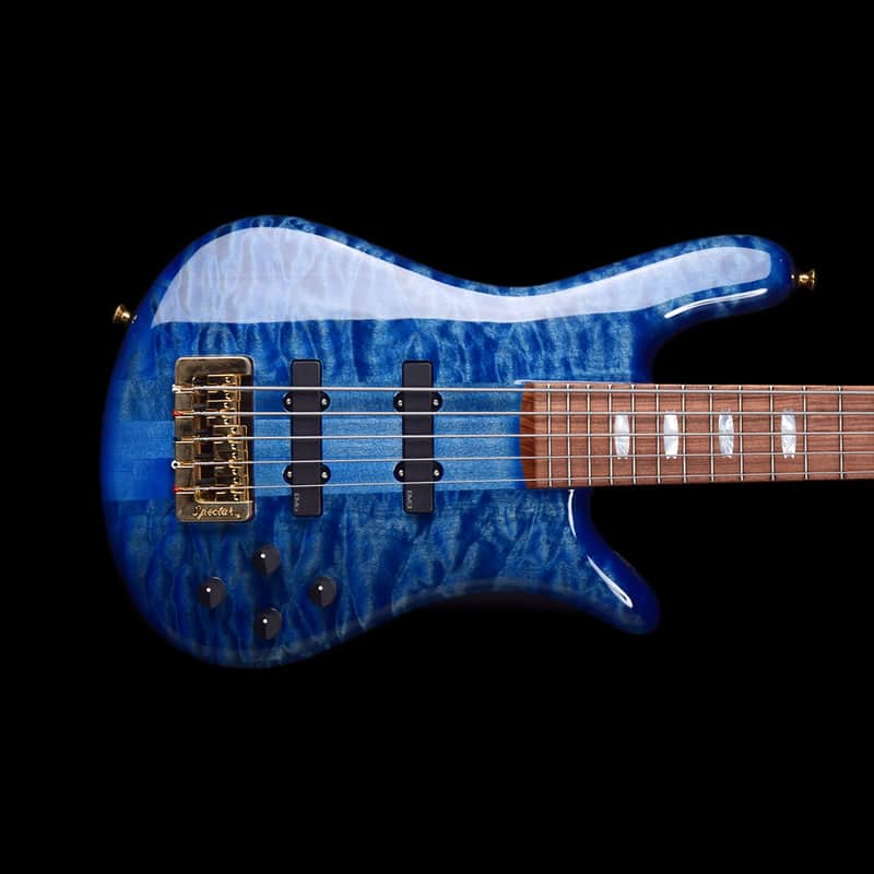 2025 Spector USA Doug Wimbish Signature Trans Blue Stain Gloss
