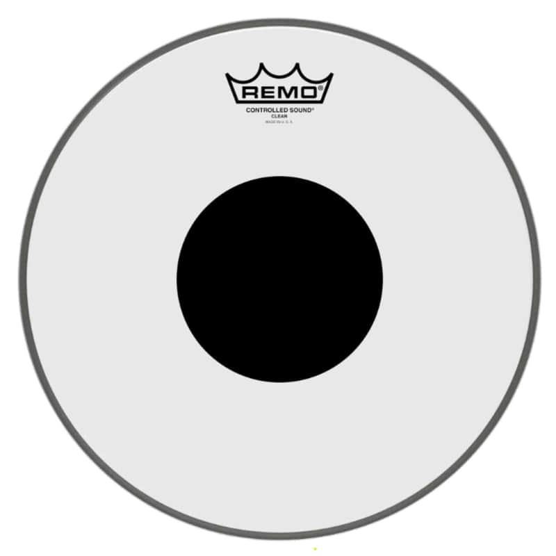 Remo Drumhead Controlled Sound Clear with Black Dot 13" image 1