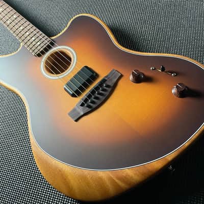 Fender Acoustasonic Player Jazzmaster, Rosewood Fingerboard- 2-Color Sunburst image 4