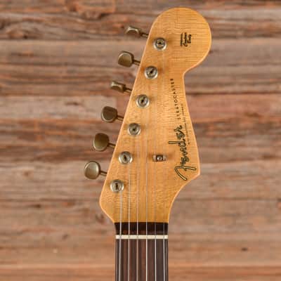 Fender Custom Shop '62 Stratocaster Journeyman Relic Surf Blue Burst 2024 image 6