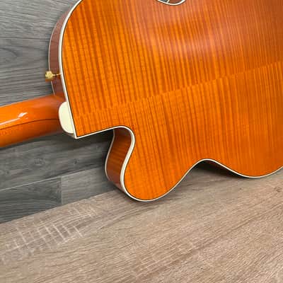 Gretsch G6120TM Tiger Maple Orange Hollow Body Electric Guitar 2006 #2692 image 14