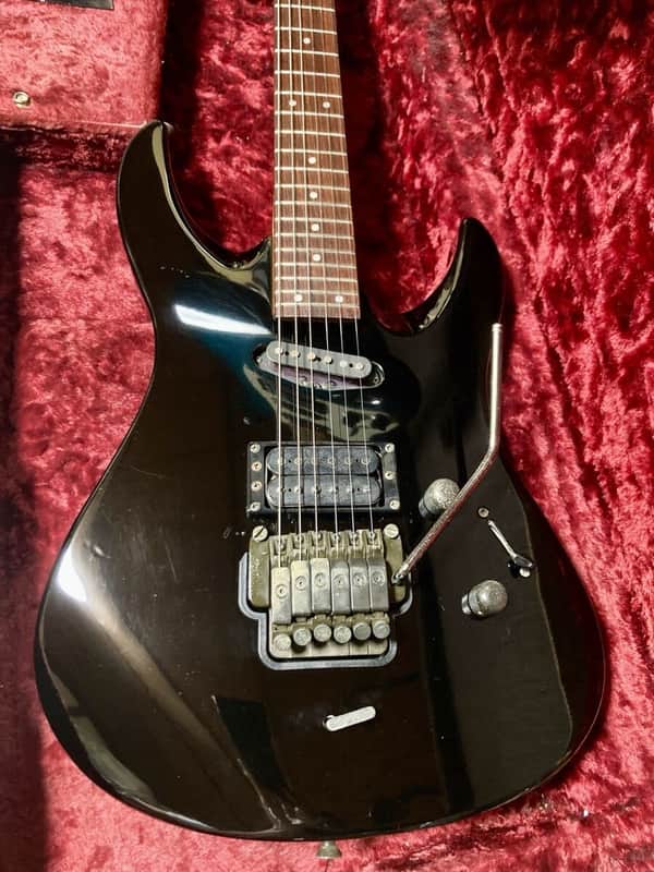 YAMAHA RGX-611S Black Made in Japan Electric Guitar Used image 1