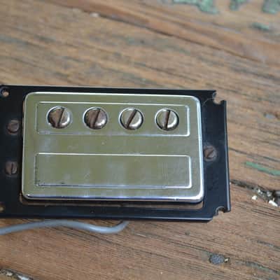 Vintage 1973 Guild Jet Star II Bass Guitar Neck Humbucker Pickup Chrome image 2