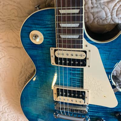 Gibson Les Paul 2025 - AAA Flame Top Ocean Water Perimeter image 6