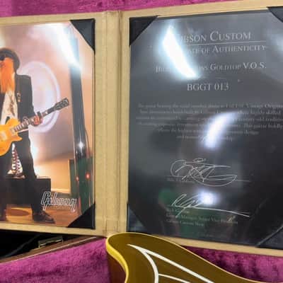 Gibson Gibson Custom Shop Billy Gibbons "Pinstripe" '57 Les Paul (VOS) 2013 - Beautiful image 11