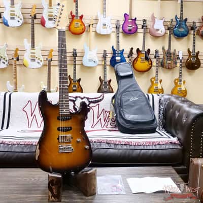 Suhr Custom Classic S Antique HSS Rear Rout Indian Rosewood Fingerboard 2 Tone Tobacco Burst 7.70 LBS image 6
