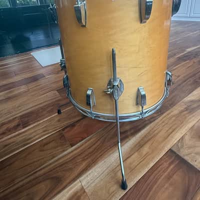 Vintage Ludwig 3ply 16x16 Thermogloss Floor Tom 60's Keystone Badge! image 4