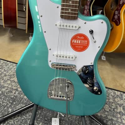 Squier Limited Edition Affinity Series Jaguar - Mystic Seafoam - B Stock image 4