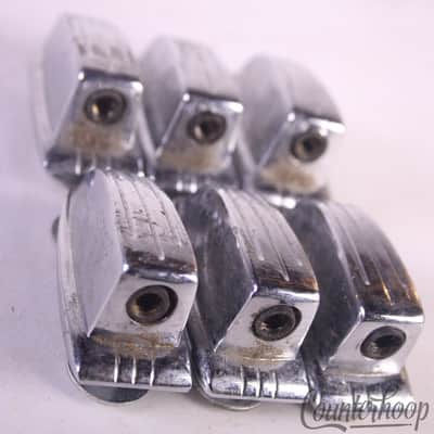 *Ludwig 6x Tom/Snare Drum Small Classic Lugs Set Chrome 1 1/4" Vintage  USA 70s* image 1