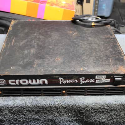 Crown Power Bass 1/ (As Is) 455 Watts Bridge Mono- 240 Watts Per Channel 4ohm image 1