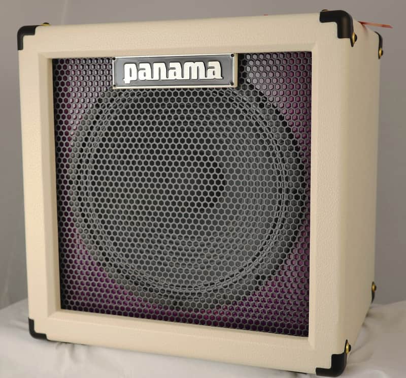 Panama Guitars Boca Series 1x12 Speaker Cabinet w/ AV3 (Purpleheart - Ivory) 65W |  8 ohms image 1
