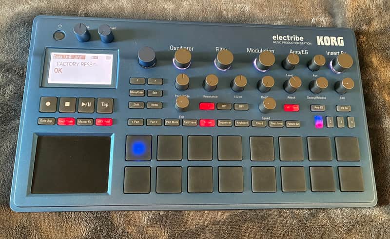 Korg Electribe 2 2010s - Blue image 1