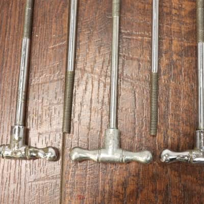 Pearl 5" Bass Drum T Rods 6pk Vintage 1970's MIJ image 3