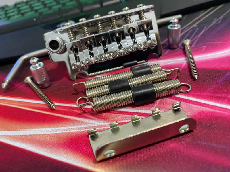 Ibanez T1502 Synchronize Tremolo bridge by Gotoh - Chrome | DHL Express Delivery Included | image 1