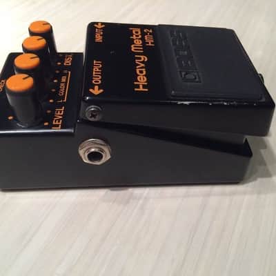 Boss HM-2 Heavy Metal Vintage 80's Black Label Made in Japan | Reverb
