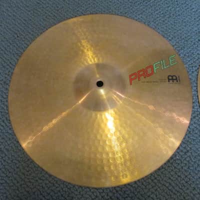 Meinl Rare Vintage Profile 14 Inch Volcanic Rock Hi Hat Cymbals - Excellent! image 2