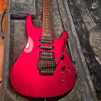 Hamer (USA) Chaparral Sustainiac Reverse Headstock 1989  - Bordeaux Red image 3