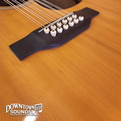 FULLY SERVICED 1968 Martin D12-35 12-String Dreadnought Acoustic Guitar with Guild Hard Case - Natural, New Bridge, 5lbs image 10