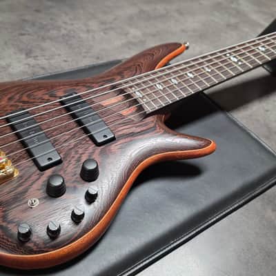 Ibanez SR5006E OL TEAM J. CRAFT Prestige Case Queen 2009-2010 Custom USA Bartolini SR5006 SR 5006 6 Six String Bass Guitar image 5