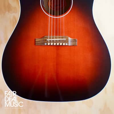 2020 Gibson Slash J-45 in Vermillion Burst (Used) image 1